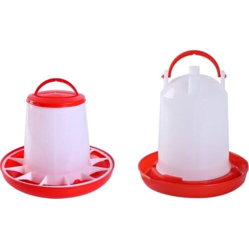 Chick Feeder and Waterer Combo 3.3Lbs Chicken Feeder 0.33 Gallon Chicken Waterer Birds Poultry Feeding Equipment Kit