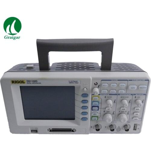 DS1102D Max. Sample rate 1GSa/s(Analog),200MSa/s(LA)
