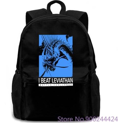 Final Fantasy XIV Online Battle Challenge I Beat Leviathan From Gamescom Homme Novelty women men backpack laptop travel