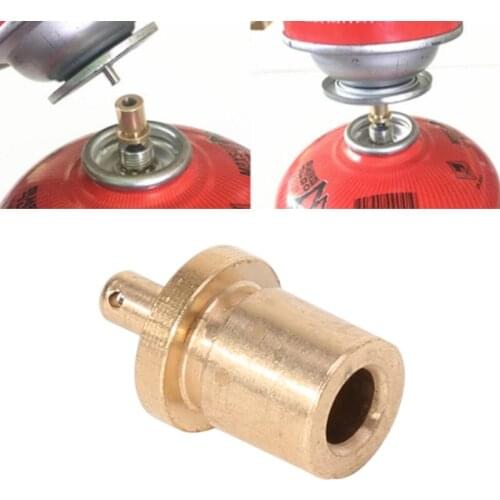 Gas Refill Adapter Outdoor Camping Stove Gas Cylinder Gas Tank Gas Burner Accessories Hiking Inflate Butane Canister