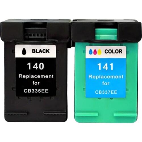 Vilaxh Ink Cartridge for HP 140 141 Compatible for HP Photosmart C4280 C4250 C4210 C4340 C4410 C5240 Deskjet D4260 D4360 Printer