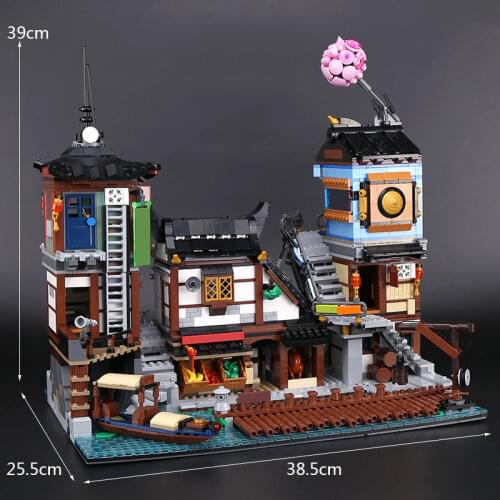 Bela 10941 3900Pcs City The Docks Building Model Modular 70657 06083 Educational boy Toys for KID birthday Christmas gifts