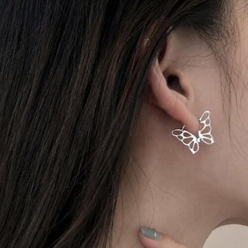 Fashion Bohemian Butterfly Stud Earrings Temperament Party Jewelry Lovely Animal Butterfly Earring Best Gift for Women Girls