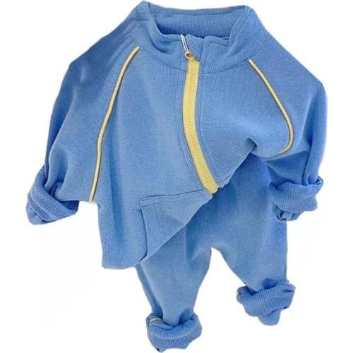 Tem Doger Baby Boys Girls Clothing Sets Autumn Infant Cotton Sports Suits Zipper Jackets+Pants 2PCS Newborn Boy Bebes Tracksuit