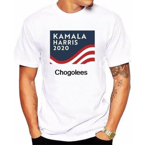 2019 new Fashion American Election Printed Kamala Harris Tshirt Round Neck T-shirts Mens short sleeve T-shirt tops
