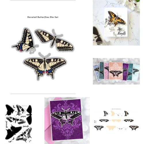 Butterfly Insect Die Set Metal Cutting Dies and Stamps DIY Scrapbooking Card Stencil Paper Cards Handmade Album Stamp Die Sheets