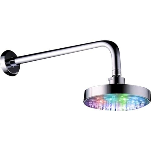 LED Shower Head 6 Inch Showerhead High Pressure Bathroom Shower Head Bath Rain Shower Head Replacement Bathroom Accessories