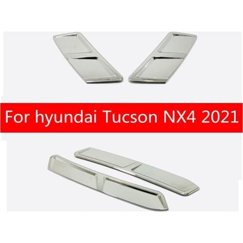 Front Wheel And Rear Wheel ABS Trim Side Cover Trim Shape Car Exterior Accessories For Hyundai Tucson NX4 2021 2022