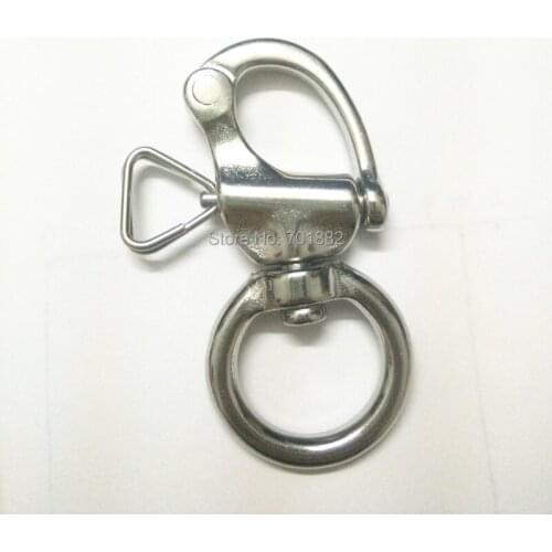 10PCS 316 Polished Stainless Steel Swivel Snap Shackle for Camera Strap Bag Marine Hardware Camera Accessories