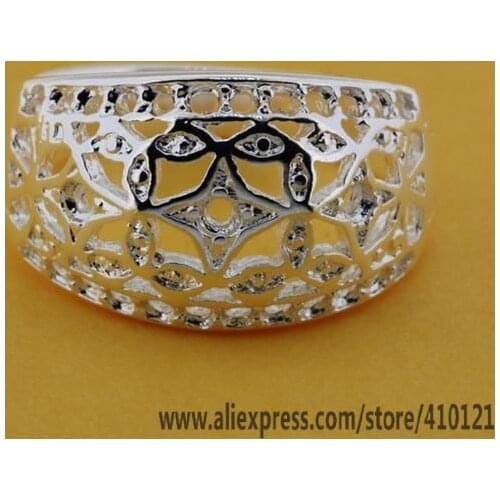 R209 Lucky Charm Silver Color Rings For Women Fashion Jewelry Wholesale Women Accessorie Fashion Ring /dwsamnza Eroaniva