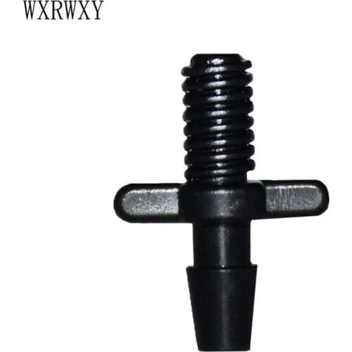Threaded Connector 3/5 mm Hose Barb Connector For Arrow Dropper 1/8" Hose Adapter Garden Fittings 50 pcs