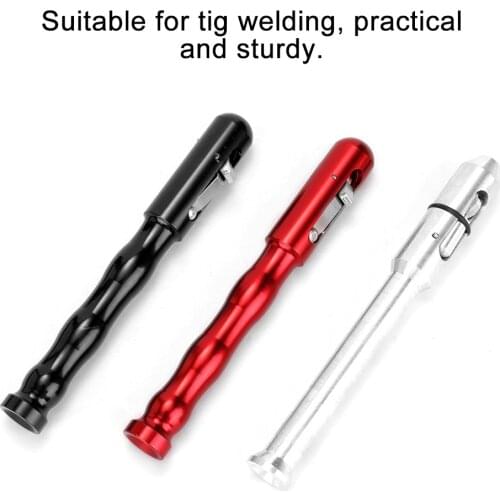 Tig Pen Finger Feeder Rod Holder Filler Wire Pen Wire Transfer Pen Aluminum Alloy TIG Welding Wire Feeding Pen for 1-3.2mm
