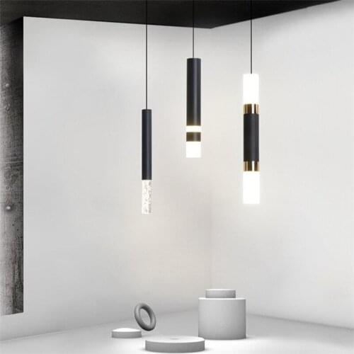 Modern Simple Creative Led Pendant Lights Bedroom Bedside Lamps Bar Staircase Aisle Restaurant Hanging Light Home Decor Hanglamp