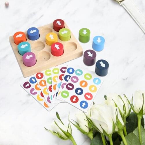 Arrow Matching Game Puzzles Direction Recognition Toys for Kids Early Development