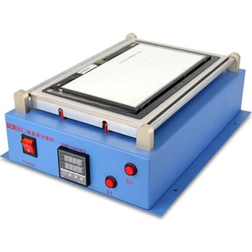 TBK-968 14 Inch LCD screen separator built-in pump display scren front out glass panel separate glue remove machine