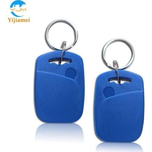 13.56MHz ABS RFID keyfobs keychains keytags for access control and time attendance system rfid key tags YJ01ABS IC keyfobs