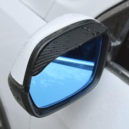 2Pcs Car Rearview Mirror Rain Eyebrow Visor Shield Cover Protector Universal For Jeep Kia Lada JAC Lexus Isuzu Auto Accessories