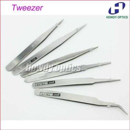 Free Shipping 6pcs/lot NZ002 Professional Glasses Tweezer DIY Clamp Tweezers