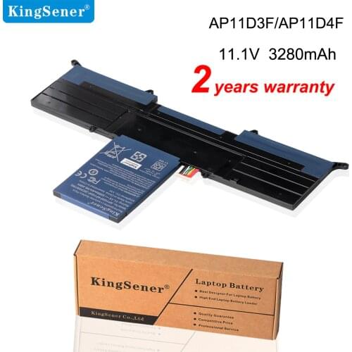 KingSener New AP11D3F AP11D4F Laptop Battery For Acer Aspire S3 S3-951 S3-391 MS2346 3ICP5/65/88 3ICP5/67/90 11.1V 3280mAh