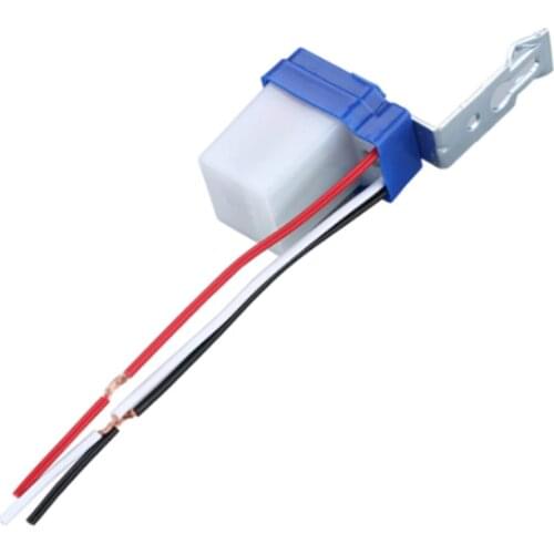 Automatic On Off Photocell Street Lamp Light Switch Controller DC12V AC 220V 50-60Hz 10A Photo Control Photoswitch Sensor Switch