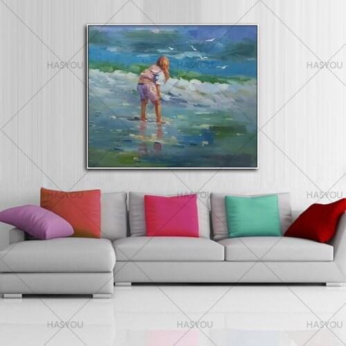 Large handpainted oil painting wall art picture on canvas home decoration modern Landscape oil painting for living room decor