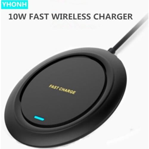 YHONH 10W Fast Round Charging Compatible with iPhone 8/8 Plus/X/XS/XR/XS MAX,Samsung Galaxy and All QI-Enabled Smartphone
