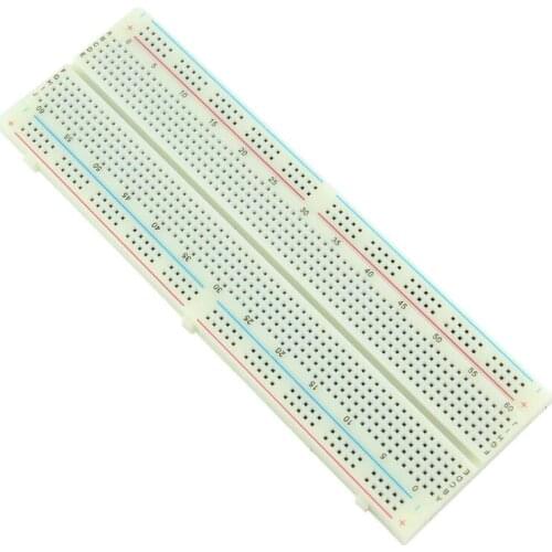 MB-102 Solderless Breadboard Protoboard 830 Tie Points 2 buses Test Circuit Mini