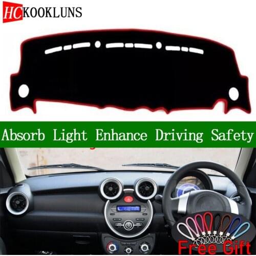 For lifan 330 330EV 2014 2015 2016 2017 Right Hand Drive Dashboard Cover Car Stickers Dash Mat Carpet Interior Accessories