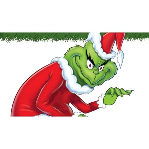 Canvas Wall Art Home Decor Christmas Grinch Wall Pictures for Living Room Movie Animal Posters and Print 1 panel Painting F676