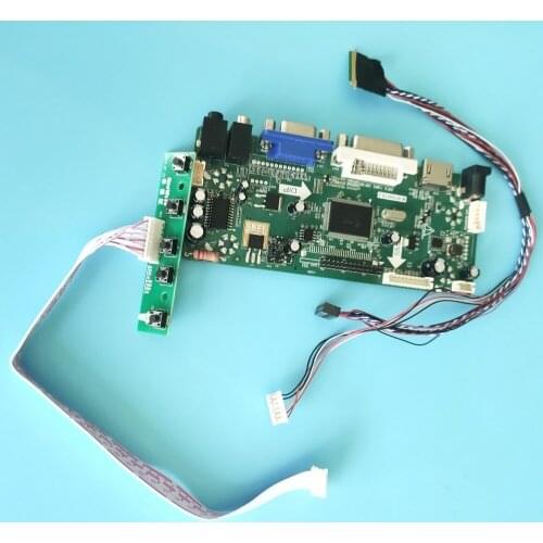 Kit for LTN156AT30 1366x768 Controller Board Monitor 15.6" Screen panel Display HDMI+DVI+VGA 40pin LCD LED M.NT68676