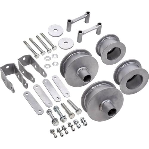 Front Rear 2" Lift Leveling Kit For Jeep Wrangler JK 07-18 Shock Extenders 2009