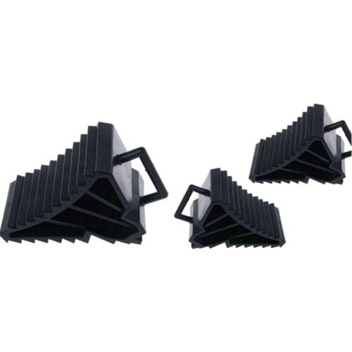 2Pcs Antislip Vehicle Car Truck Wheel Tire Chock Stop Block Black & 1x 6-Speed Manual Transmission Shift Lever Key Ring