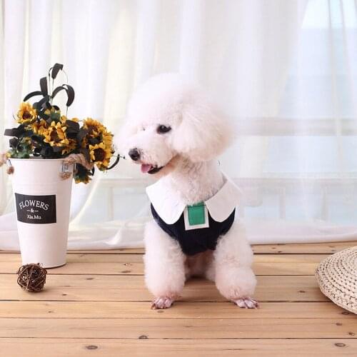 Summer Dog Clothes Spring Dog Coat Lovely Pet Clothes for Small Dogs Cats Vest Cotton Puppy Clothing Cute Style Outfits for Dogs