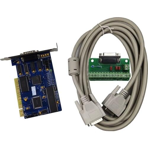 CNC Router Engraving Milling Machine Control Card Set for CNC series 3 Axis NC Studio PCI Motion Ncstudio