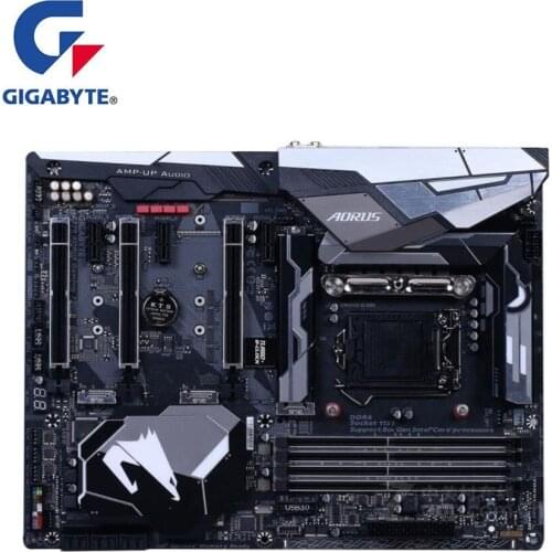 For Gigabyte GA Z370 AORUS Gaming 7 Motherboard LGA 1151 Z370 Used Desktop Mainboard M.2 nvme PCI-E X16