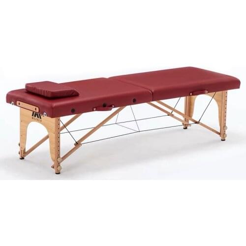 Salon beauty salon SPA tattoo furniture beech wooden leather patio facial massage Foldable portable table bed with pillow new