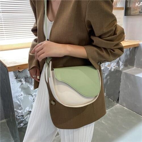 Fashion bag female 2021 shoulder small square bag casual messenger bag designer bag cute side bag satchel handbag