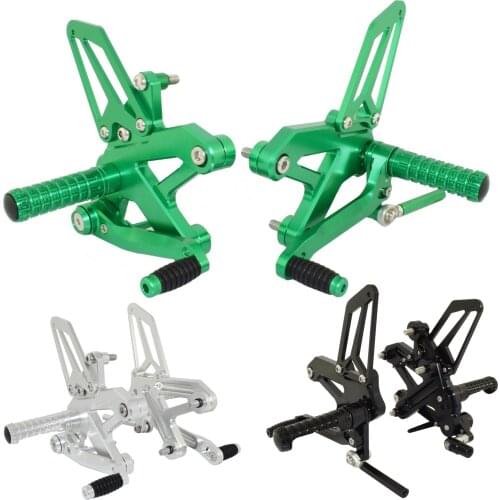 Motorcycle Parts CNC Adjustable Rearset Footrests Foot Rest Pegs Driver Pedals For KAWASAKI Ninja ZX25R ZX-25R ZX 25R 2020 2021