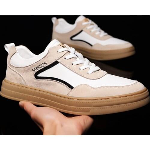 2021 Summer Mens Shoes White Shoes Mens White Board Shoes Comfort Casual Shoes Leather Shoes Lightweight Outdoor Shoes