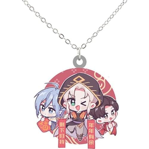 Personification Food Resin Made Choker Femme Necklaces New Trendy Anime Game Long Necklace Statement Holiday Jewelery