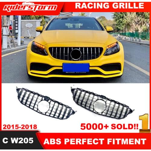 Front-grille for C class w205 E Class w213 GLC Class X253 GT R grill for mercedez Bens front grill front lip front bumper parts