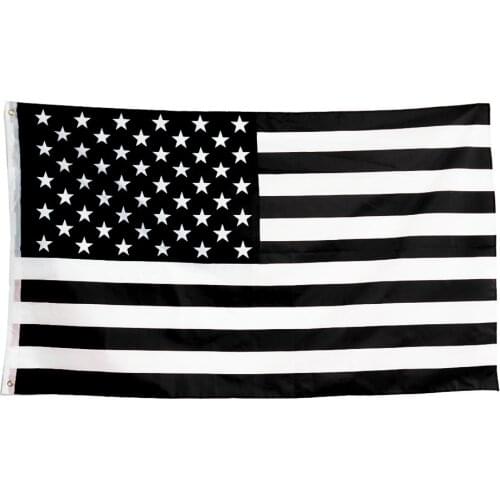 PODIUM 90x150cm Recession USA Black And White American Flag