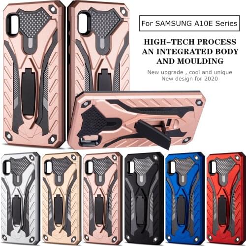 Shockproof Armor Phone shell For Samsung Galaxy A10E A20s A51 A71 A8Star M11 M60s Bracket Anti-Fall Cover Silicon Bumper Case