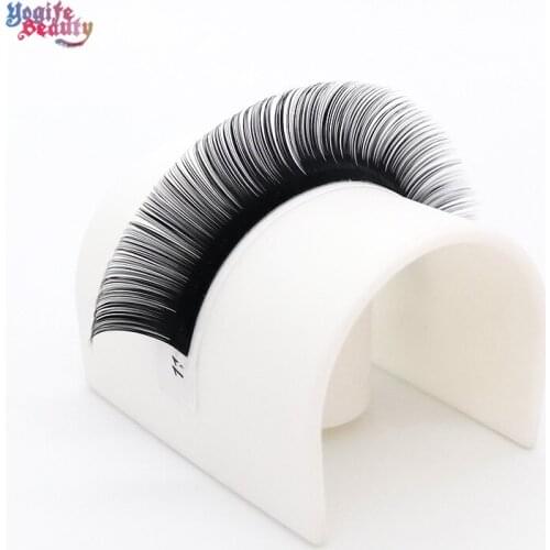 Lashes Individual 12rows Lash Extension Silk Soft Material 12 Lines/Tray For Make up from Yogife Beauty