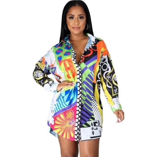 Блузки с принтом Somoshein China At AliExpress