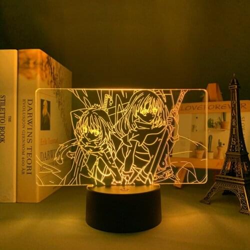 Led Lamp Manga That Time I Got Reincarnated As A Slime Shizue Izawa X Rimuru Tempest for Kids Room Decor Anime 3d Light TenSura
