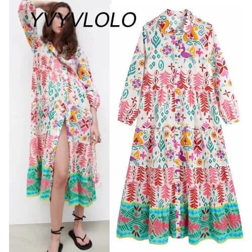 YVYVLOLO Summer Dresses With Buttons