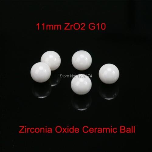 11mm ZrO2 Zirconia Oxide Ceramic Ball G10 50pcs for valve ball,bearing, homogenizer,sprayer,pump 11mm ceramic ball ZrO2