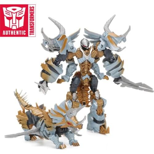 12cm Transformers Toys The Last Knight Premier Edition Deluxe Dinobot Slug PVC Action Figure Collection Model Dolls