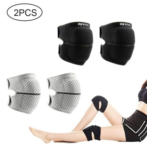 2Pcs Protective Knee Pads Dancing Running Hiking Basketball Volleyball Breathable EVA Thicken Knee Patella Brace Sports Gear